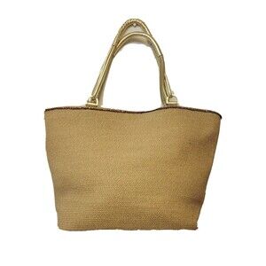 Over The Shoulder Golden Beige By Singrid Olsen Large Bag